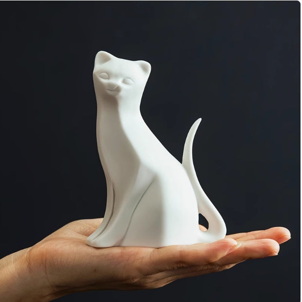 Simple Modern Home Decoration Ceramic Cute Kitten