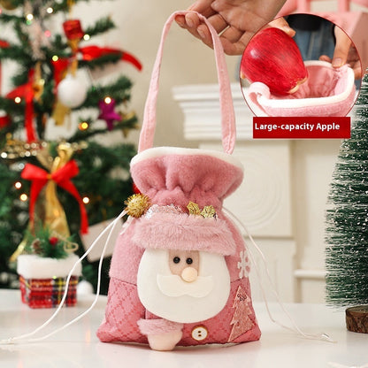 Sac à main de Noël pour enfants, sac cadeau de bonhomme de neige de dessin animé, scène d'arrangement de suspension