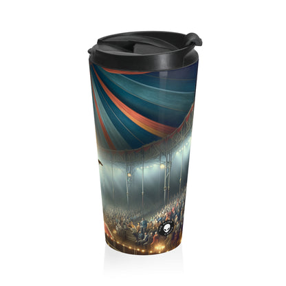 "The Aerial Acrobat" - The Alien Stainless Steel Travel Mug Photorealism