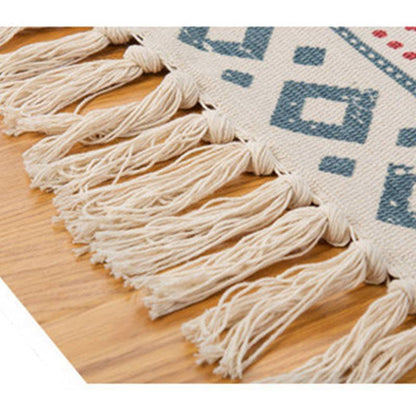 Anti-slip tassel mat