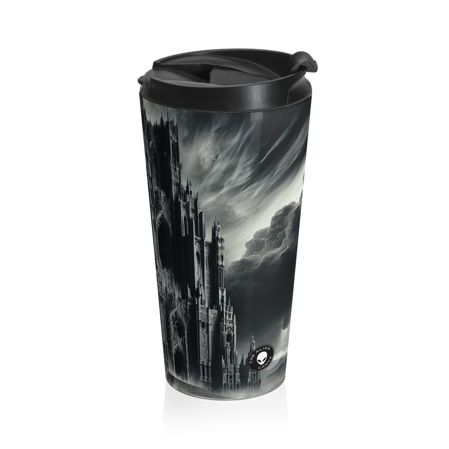 "Sauron's Shadow Tower" - The Alien Stainless Steel Travel Mug