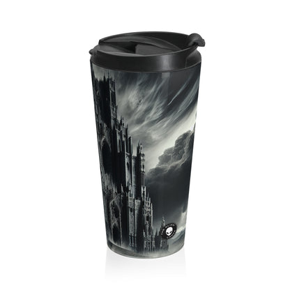 "Sauron's Shadow Tower" - The Alien Stainless Steel Travel Mug