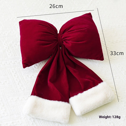 Christmas Large Lint Bowknot Three-dimensional Decorations