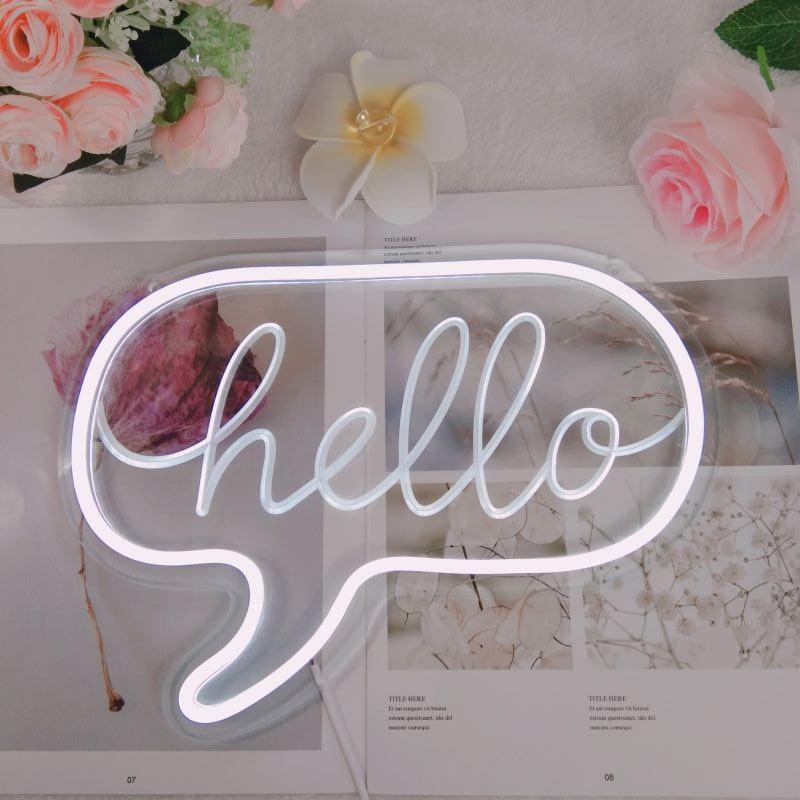 LED Light Small Size Decoration Ambience Christmas Clouds Letter Neon Light