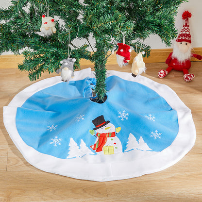 Cartoon Christmas-tree Skirt High-end Scene Decoration Supplies