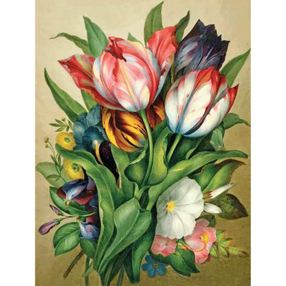 5D Diamond Painting Tulip Flower Mosaic Set