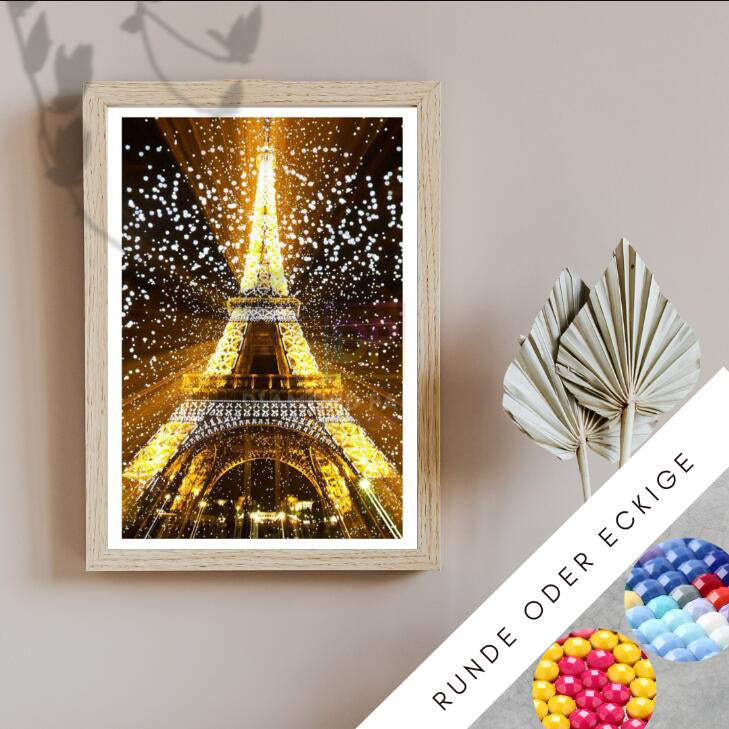 Sparkling Diamond Painting Of The Eiffel Tower