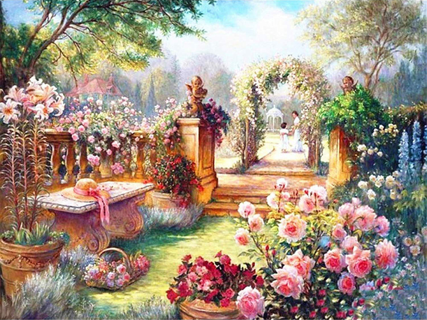 Home Decoration Landscape Diamond Cross Painting