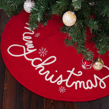 Christmas Letter Christmas-tree Skirt Holiday Atmosphere Decoration Supplies