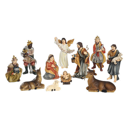 Religious Ornaments Nativity Manger Set Gift Box Christmas