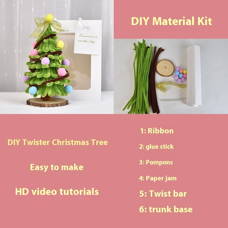 Mini Christmas Tree Diy Material Package