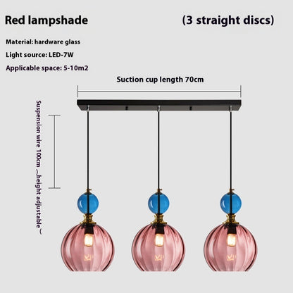 Danish Designer Glass Small Droplight Restaurant