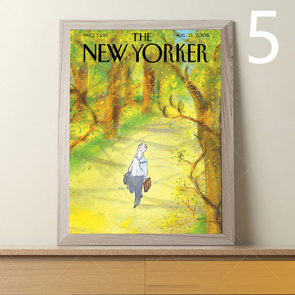 Hot Dog New York Magazine Cover Print Canvas Painting