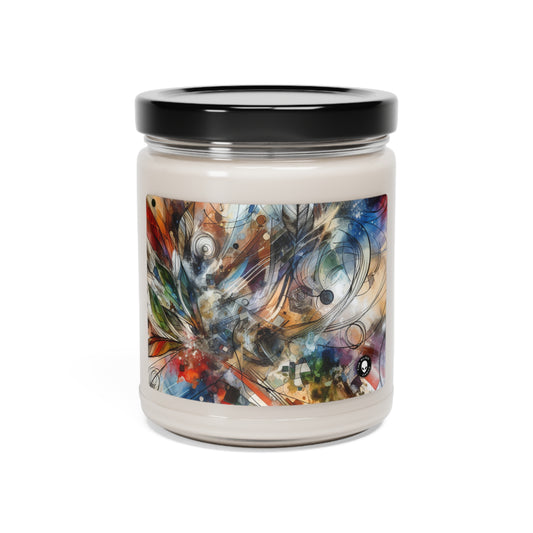 "Abstracted Emotional Journey" - The Alien Scented Soy Candle 9oz Abstract Expressionism