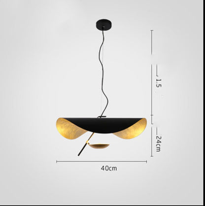 Nordique postmoderne créatif soucoupe volante salon lustre Art