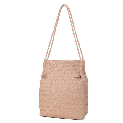 Bolso de mano tejido a mano de gran capacidad a la moda para mujer