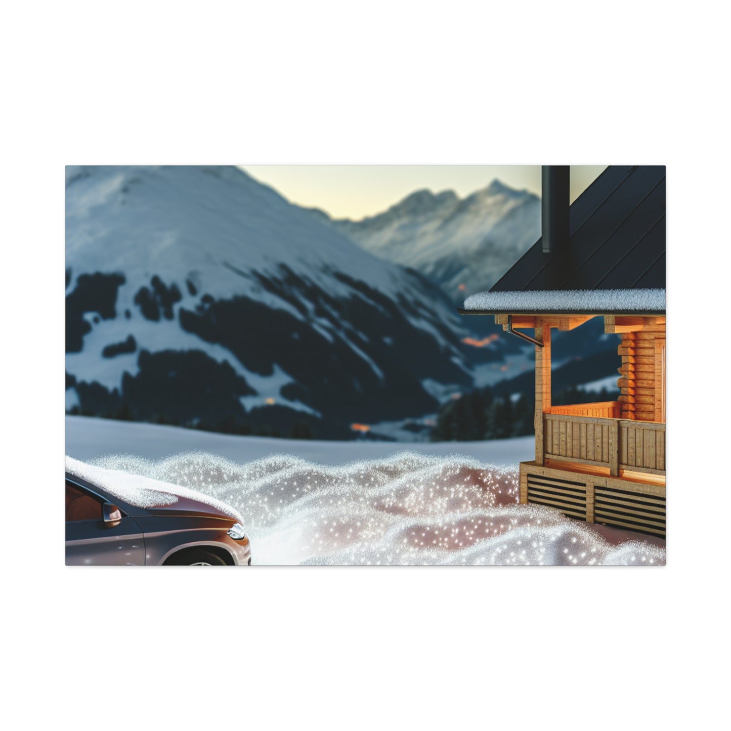 "Winter Hideaway" - The Alien Canva Photorealism Style