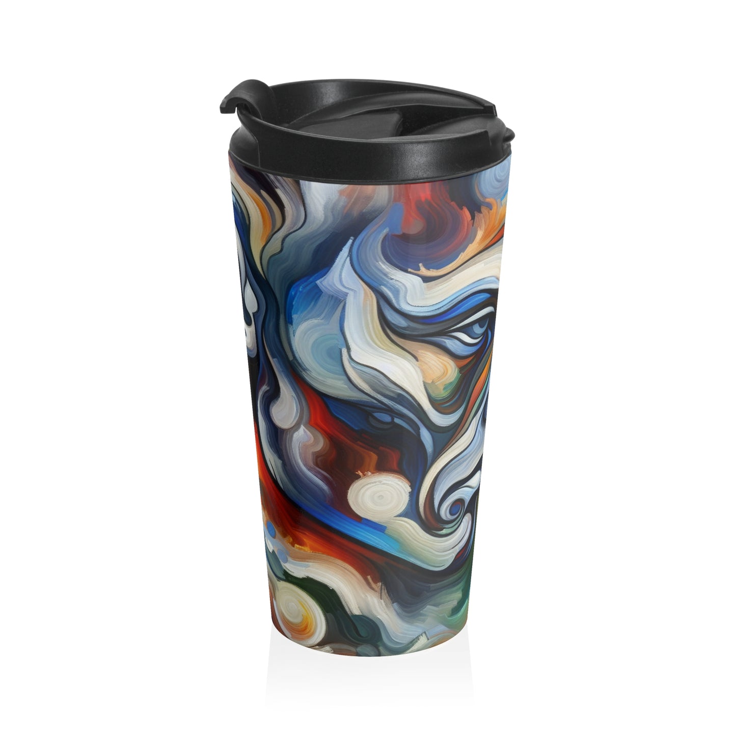 "Stirrings of the Soul" - The Alien Stainless Steel Travel Mug Expressionism