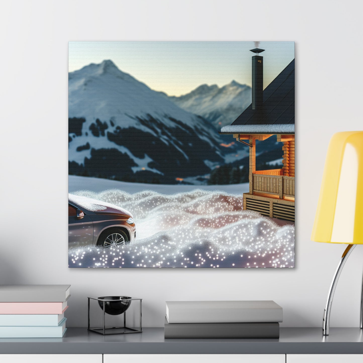 "Winter Hideaway" - The Alien Canva Photorealism Style