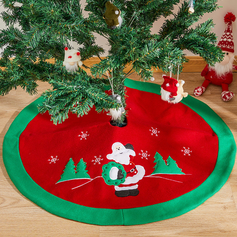 Cartoon Christmas-tree Skirt High-end Scene Decoration Supplies