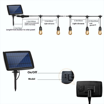 Outdoor LED Landscape Garden Lamp Christmas Holiday Decorative Lights