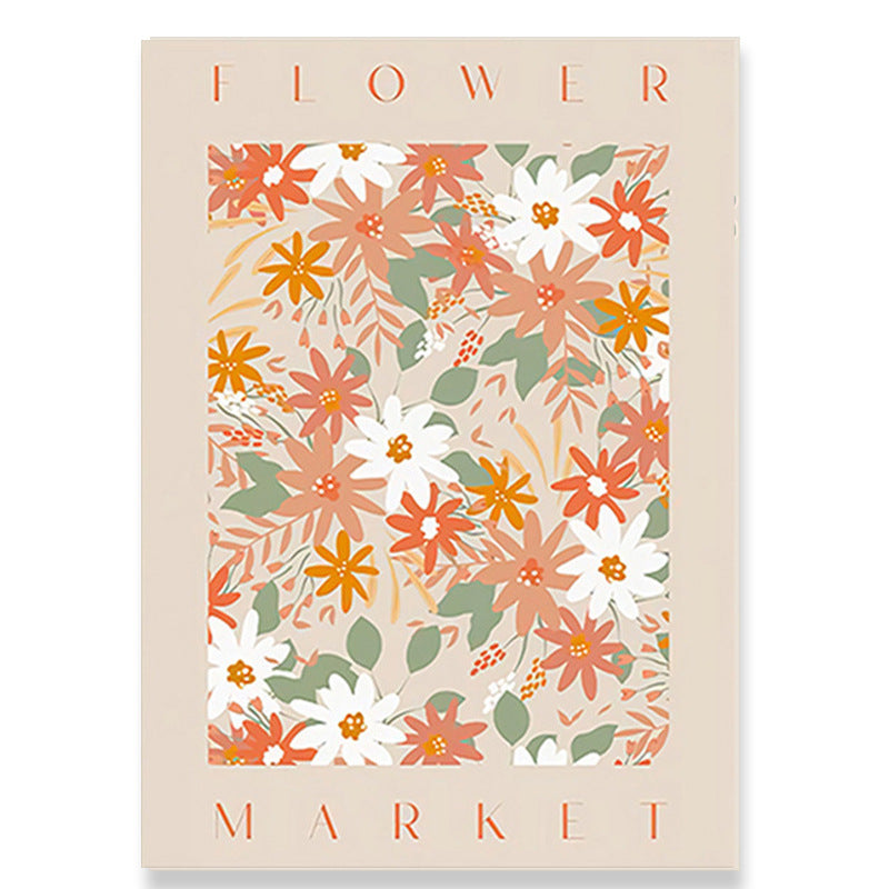 Plant And Flower Art Canvas Core Poster