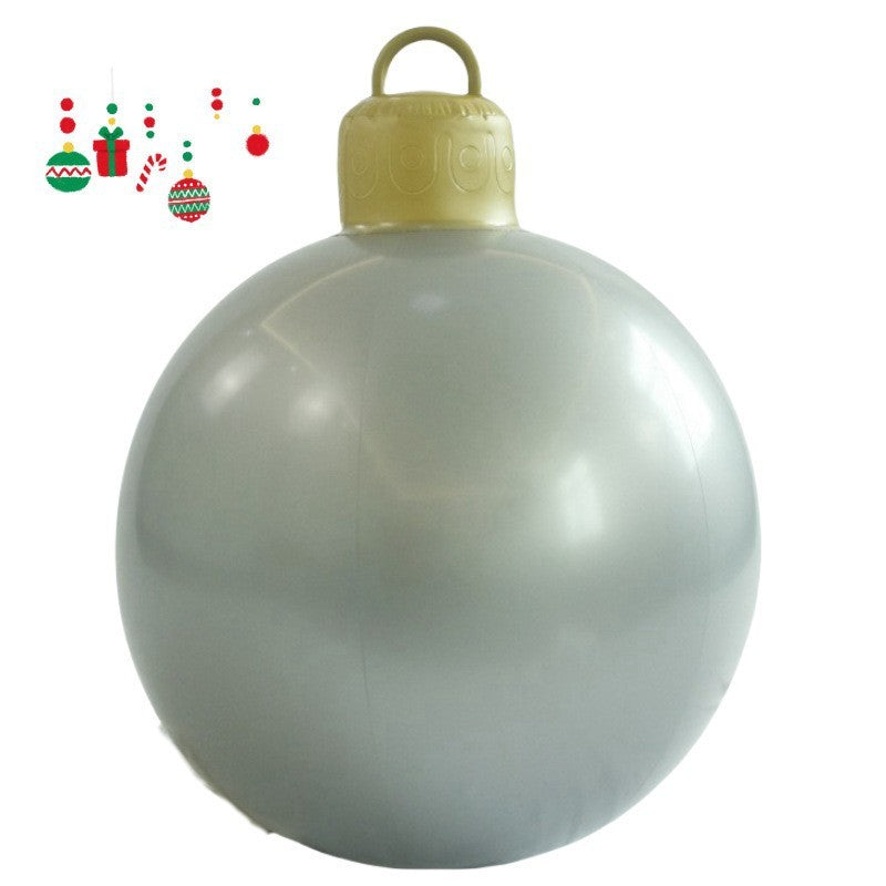 PVC Inflatable 60cm Christmas Ball Ornament Ball Venue Layout Party Atmosphere Ball Courtyard Layout