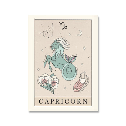 Tarot Canvas Painting Poster Constellation