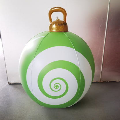 PVC Inflatable 60cm Christmas Ball Ornament Ball Venue Layout Party Atmosphere Ball Courtyard Layout