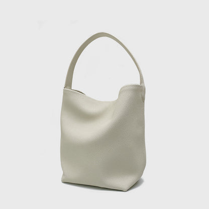 Bolso tipo cubo con un solo hombro y todo fósforo a la moda para mujer