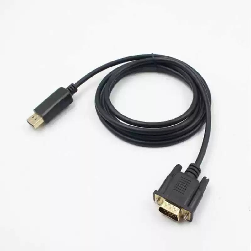 1080P DisplayPort DP vers VGA 1,8 m Cale mâle vers mâle Displayp