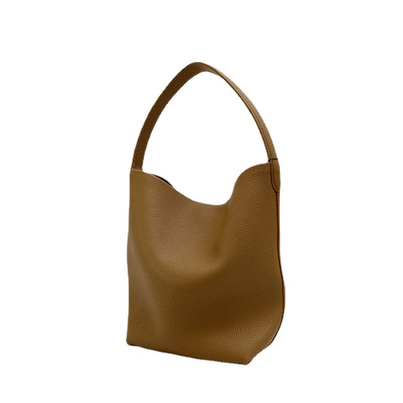 Bolso tipo cubo con un solo hombro y todo fósforo a la moda para mujer