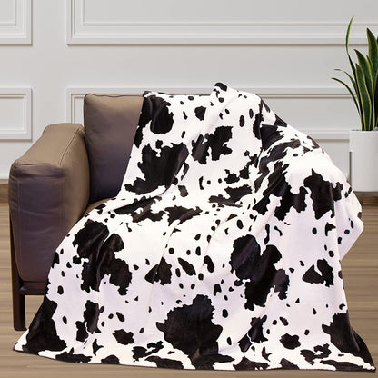 Cow Printing Blanket Digital Flannel