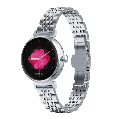 Reloj inteligente para mujer, deportivo, informal, con frecuencia cardíaca, pulsera de llamadas Bluetooth