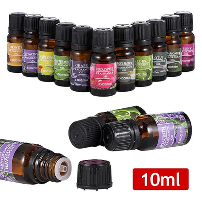 Huile essentielle d'aromathérapie végétale naturelle 10ML, recharge de parfum pour climatisation, diffuseur d'arôme, humidificateur de parfum, désodorisant