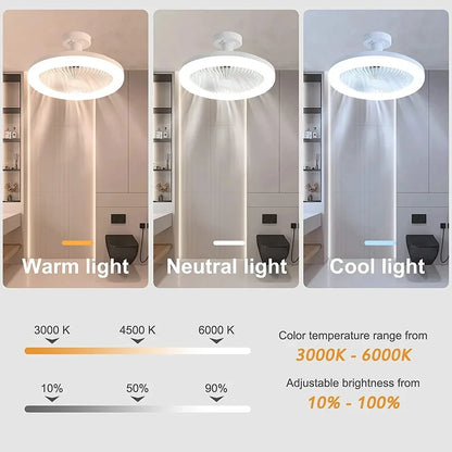 Xiaomi-ventilador de techo con Base convertidora de lámpara de iluminación, lámpara de ventilador de techo con Control remoto, silenciosa, 3 velocidades, para casa de verano