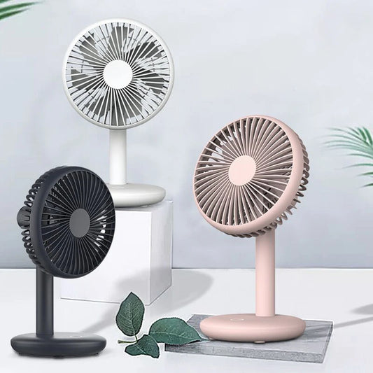 Ventilador de escritorio USB, ajuste de rotación de 90 °, Mini ventilador de refrigeración portátil, Mini ventiladores de mesa potentes ultrasilenciosos de 4 velocidades para el hogar y la Oficina, nuevo