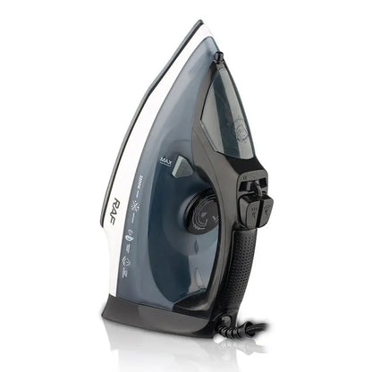 Fer à vapeur 2200W pour vêtements avec plaque de semelle en acier inoxydable résistante aux rayures et à la chaleur rapide et uniforme, véritable alignement axial