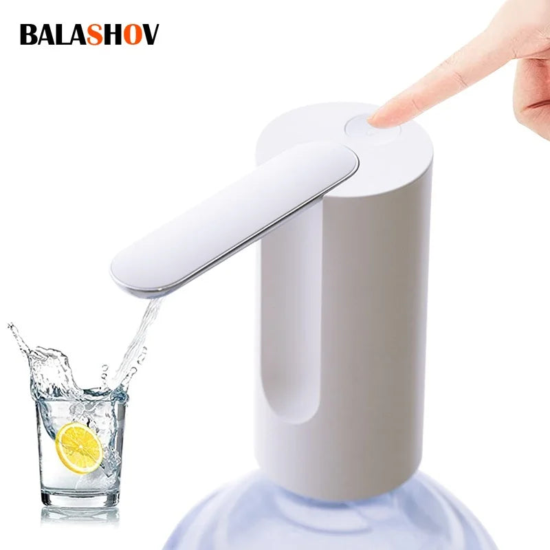 Water Dispensers Foldable Water Bottle Pump Automatic Dispenser Pump Button Control Portable Electric Water Dispenser for Home