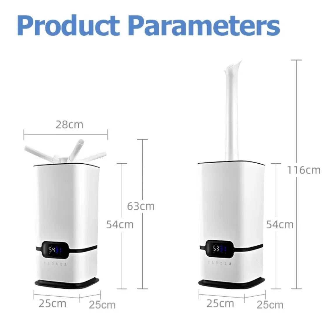 Humidificateur ultrasonique d'air industriel 16L 100-240V, silencieux, pour supermarché Commercial, brumisateur de légumes, humidificateur à pulvérisation