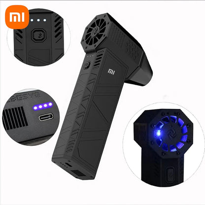 Xiaomi X3 ventilador violento Mini Turbo Jet ventilador de mano Motor sin escobillas de tercera generación 130.000 RPM velocidad del viento 52 m/s ventiladores de conducto