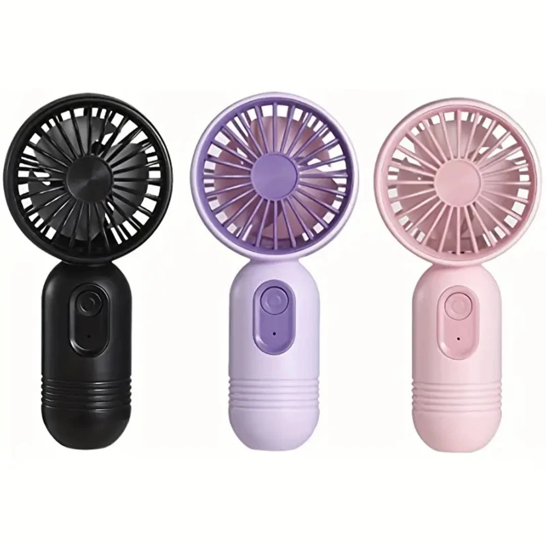 USB Rechargeable Mini Portable Fan With 3 Speeds - Lightweight Handheld Fan - Perfect For Office, Outdoor, Travel, And Camping