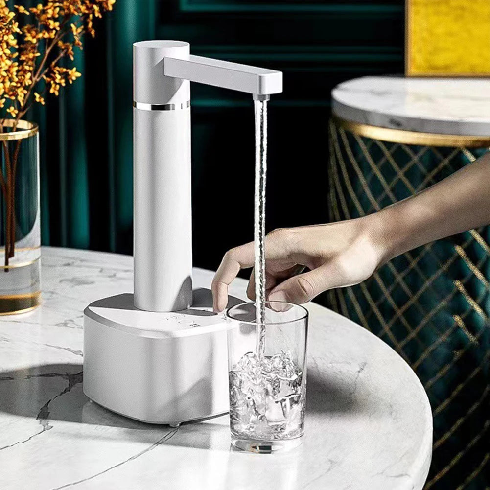 Distributeur d'eau automatique intelligent à 3 vitesses, pompe à eau électrique USB avec support, distributeur de pompe à bouteille d'eau intelligent pour la cuisine à domicile