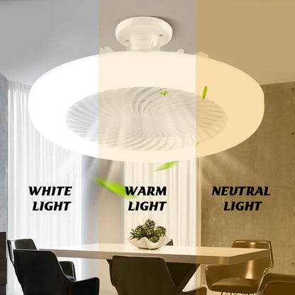 Xiaomi Ceiling Fan with Lighting Lamp Converter Base with Remote Control Ceiling Fan Lamp for Bedroom Living Home Silent 3 Speed