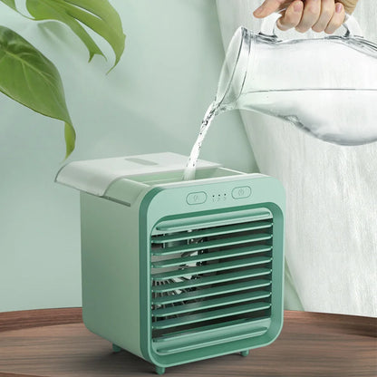 Xiaomi-ventilador humidificador, ventilador enfriador de 3 engranajes, ventiladores de aire acondicionado portátiles, ventiladores de pulverización de escritorio recargables por USB para oficina y dormitorio