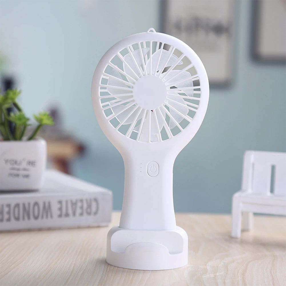 USB Mini Wind Power Handheld Fan Convenient And Ultra-quiet Fan High Quality Portable Student Office Cute Small Cooling Fans