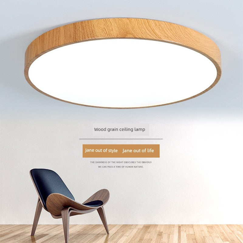 Plafonnier LED ultra-mince scandinave moderne minimaliste nouveau modèle de journal de style chinois salon chambre principale salle à manger étude balcon couloir allée éclairage rond pour la maison lampes en fer élégantes