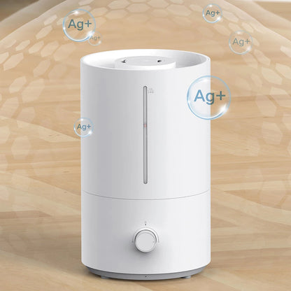 XIAOMI MIJIA Humidificador 2 4L Difusor de aire de niebla Humidificadores de aromaterapia Difusor Ion de plata Humidificador de aire antibacteriano para el hogar