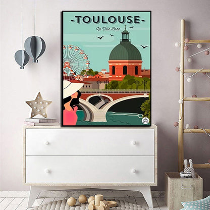 Affiche minimaliste imprimée HD, tableau d'art mural, toile, décoration de maison