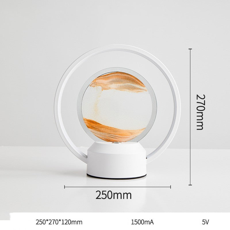 Génération de lumières décoratives minimalistes pour chambre à coucher et salon, verre à vent artistique, lampes et lanternes LED intelligentes 3D